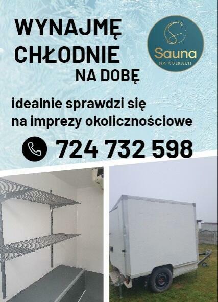 Chłodnia 230v na imprezy okolicznościowe