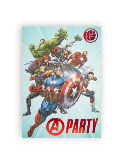 avangers zaproszenia dla chłopca