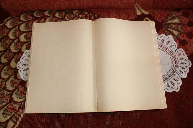 Książka kancelaryjna w kratkę PRL