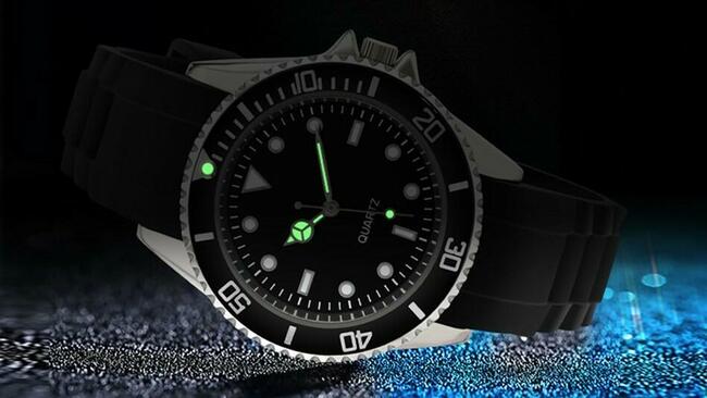 Zegarek męski czarny sportowy kwarcowy z mechanizmem Seiko