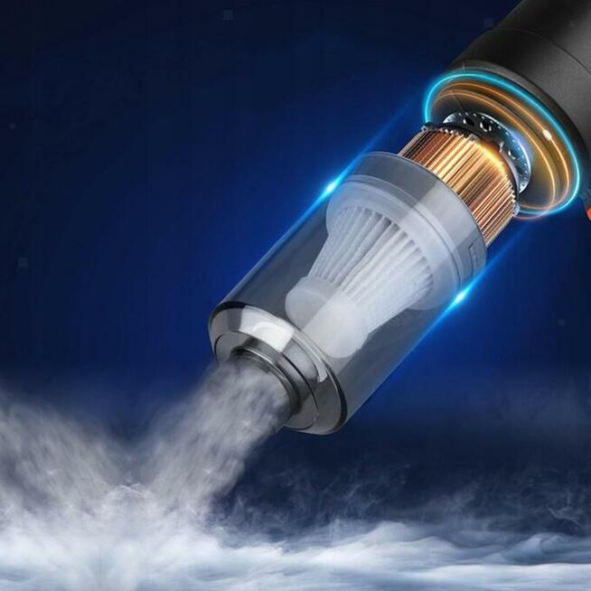 Nowy Ręczny Bezprzewodowy Mocny Odkurzacz Samochodowy.