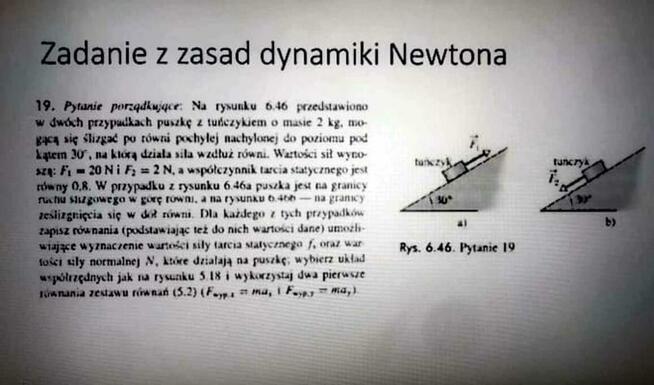 Zasady Dynamiki Newtona 2