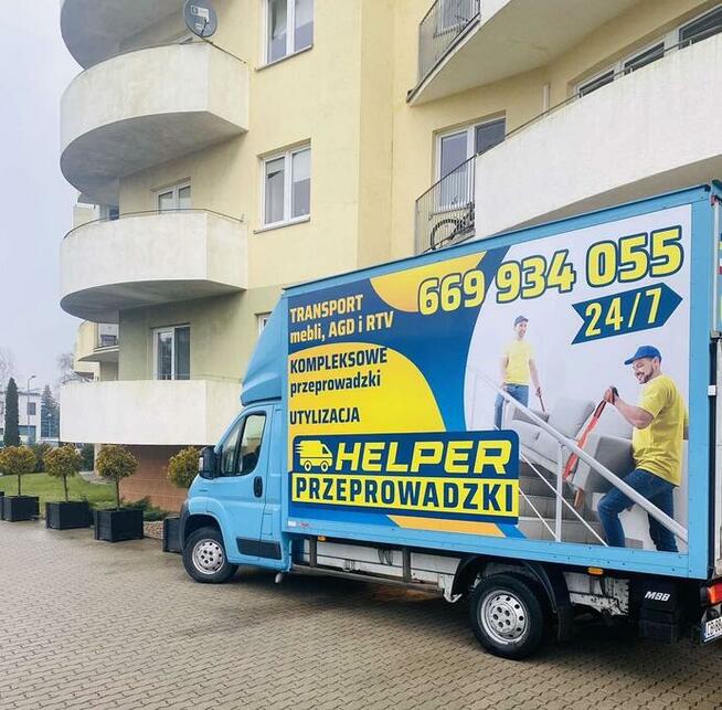 HELPER przeprowadzki transport utylizacja mebli Bagażówka