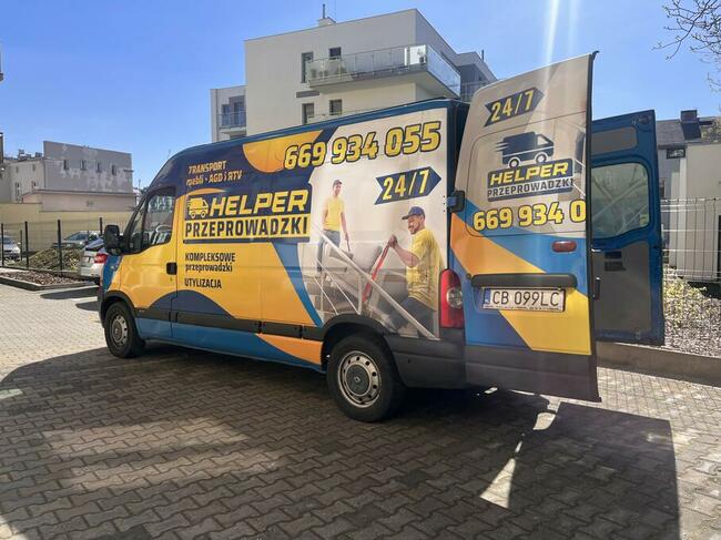HELPER przeprowadzki transport utylizacja mebli Bagażówka