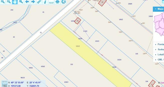 Sprzedam działkę Jędruszkowce gm. Sanok