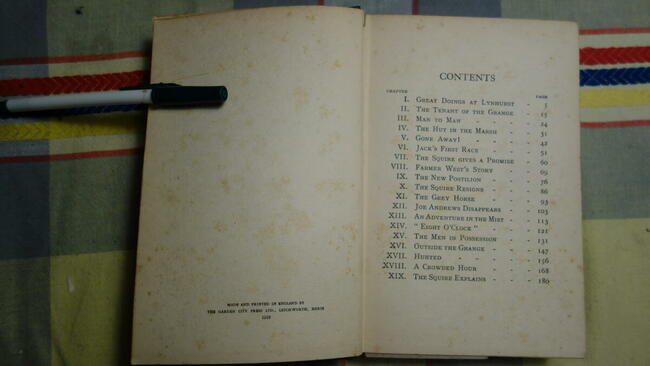 angielska książka z 1929 r