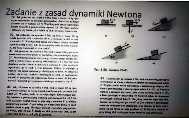 Zasady Dynamiki Newtona 2