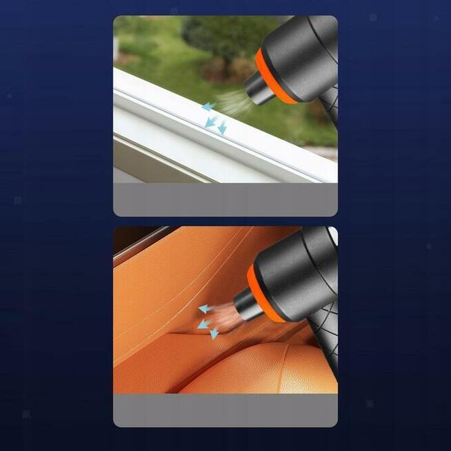 Nowy Ręczny Bezprzewodowy Mocny Odkurzacz Samochodowy.