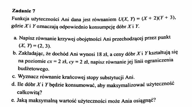 Funkcja użyteczności, optymalny koszyk dóbr