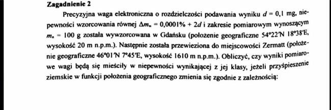 Błąd wskazania wagi, błąd pomiaru rezystancji