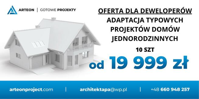 Arteon Projekt sprzedaż i adaptacja gotowych projektów arch.