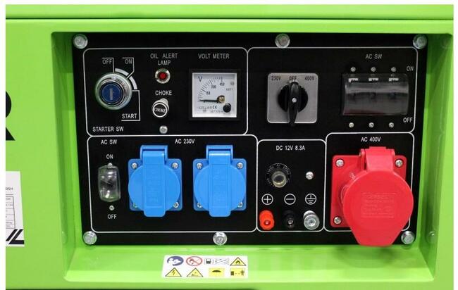 Generator Agregat Prądu Budowlany AVR Diesel Zipper ZI-STE75