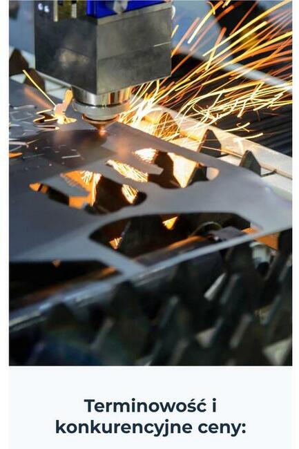 Laserowe cięcie blach gięcie cnc