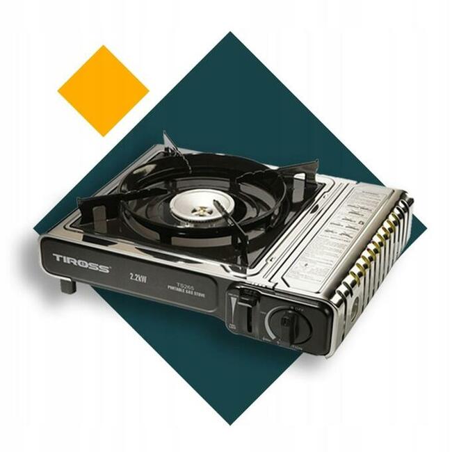 Nowa Niezawodna Kuchenka Turystyczna Tiross Na Naboje Gazowe