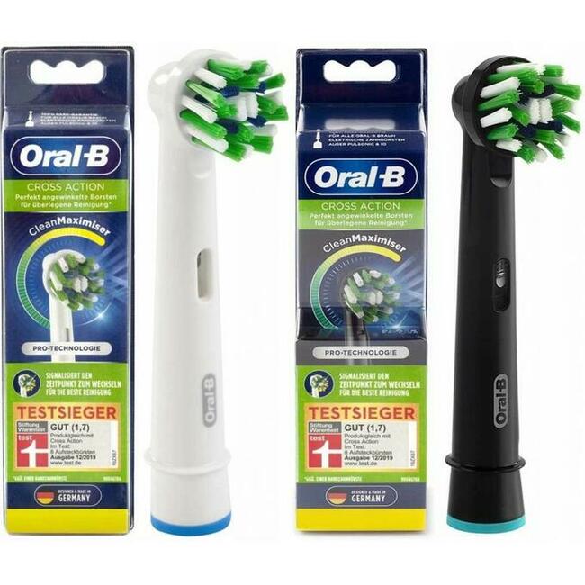 Oryginalne końcówki 2 x Oral-B Cross Action CleanMaximiser