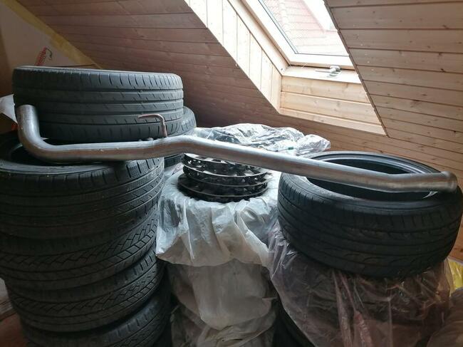 W210 Kombi nowa rura miedzy Kat a wydechem koncowym