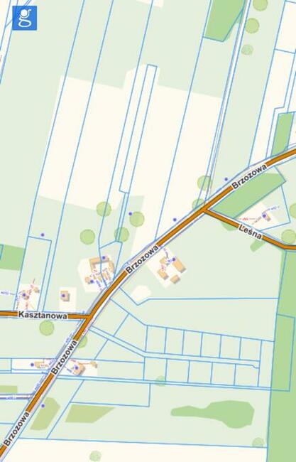 Działka budowlana w Gąbino