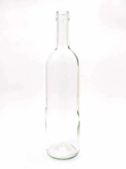 Butelka szklana WINO 750 ml BEZBARWNA