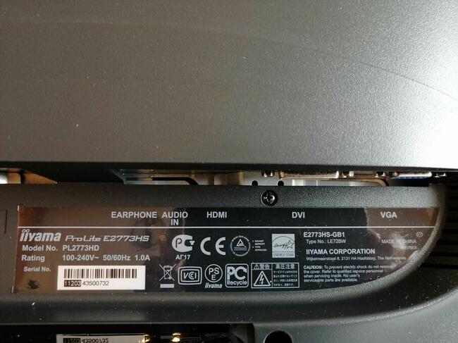 Monitor 27 iiyama ProLite E2773HS