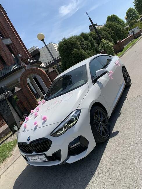BMW DO ŚLUBU / Białe auto sportowe limuzyna