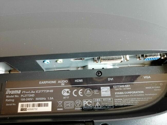 Monitor 27 iiyama ProLite E2773HS