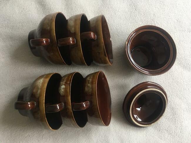 PRL Mirostowice Kasia Sadulski filiżanki cukiernica porcelit