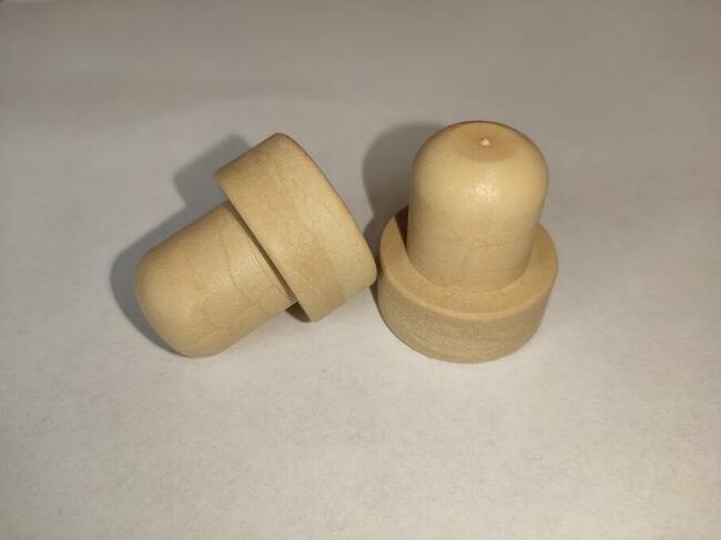 Korek grzybek syntetyczny do butelki 19,5 mm