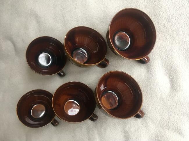 PRL Mirostowice Kasia Sadulski filiżanki cukiernica porcelit