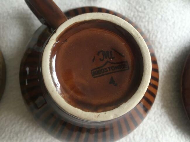 PRL Mirostowice Kasia Sadulski filiżanki cukiernica porcelit