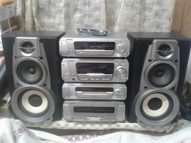 mocna Wieża TECHNICS z pilotem