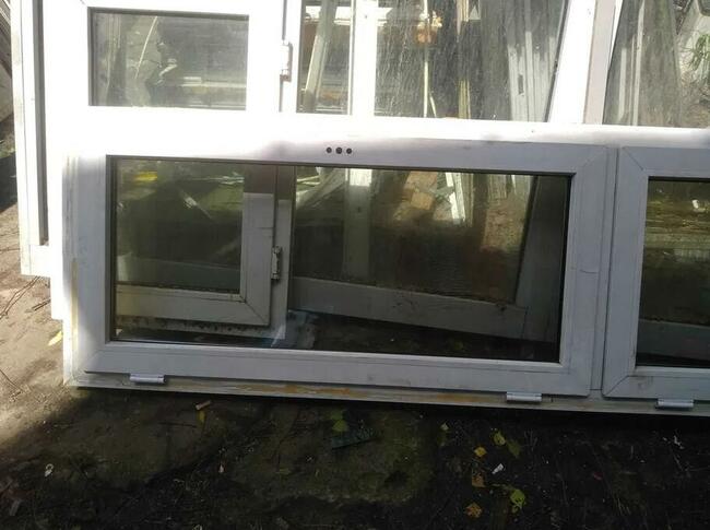 Okno PCV 240 x 63 cm 2400 x 630 mm