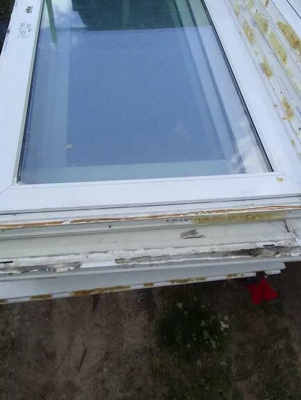 Drzwi wejściowe balkonowe pcv okno witryna 102 x 260 cm