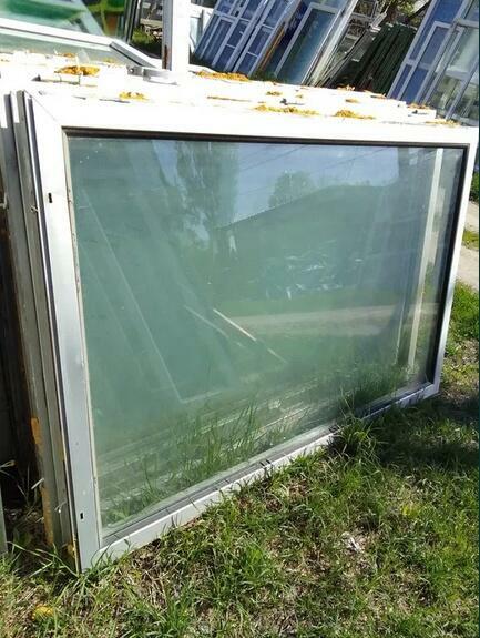 Witryna aluminiowa okno 120 x 180 cm 1200 x 1800 mm