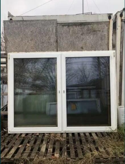 Drzwi balkonowe 102 x 235 cm tarasowe witryna sklepowa