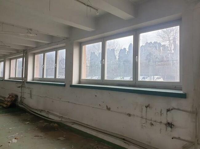 Okno pcv 345 x 145 cm 3450 x 1450 cm witryna