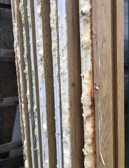 Drzwi balkonowe 102 x 235 cm tarasowe witryna sklepowa