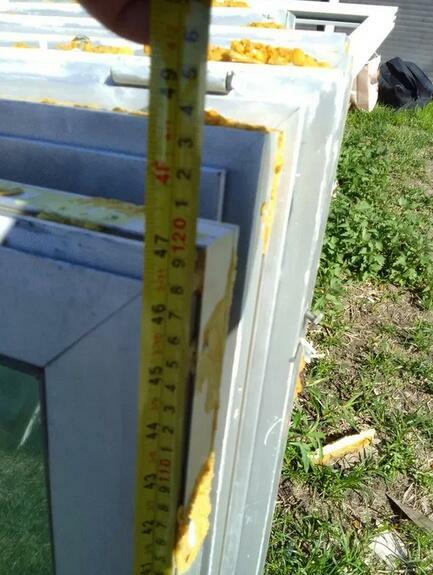 Witryna aluminiowa okno 120 x 180 cm 1200 x 1800 mm