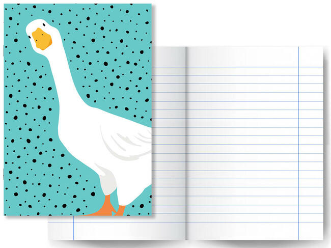 Zeszyt wyprawka szkolna zestaw 5 szt 60 kartek pipa maskotka