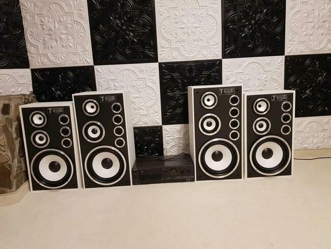 Kolumny Altus Tonsil 110 (Wersja Czarno-Biała) Unikalny D