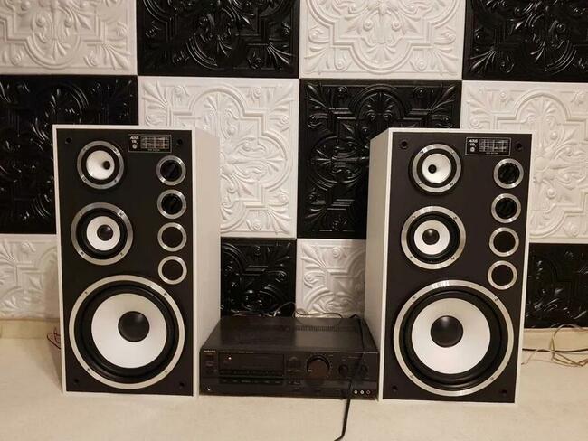 Kolumny Altus Tonsil 110 (Wersja Czarno-Biała) Unikalny D