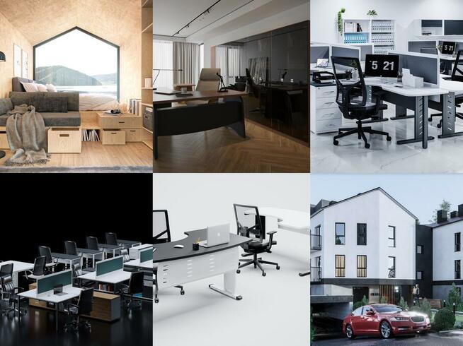 Wizualizacje 3d oraz projekty produktów, architektury, rysu