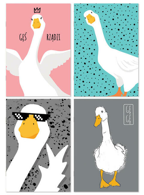 Zeszyt wyprawka szkolna zestaw 5 szt 60 kartek pipa maskotka