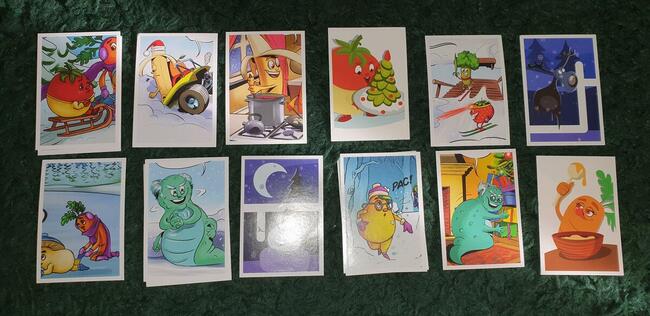 Karty, naklejki świeżaki