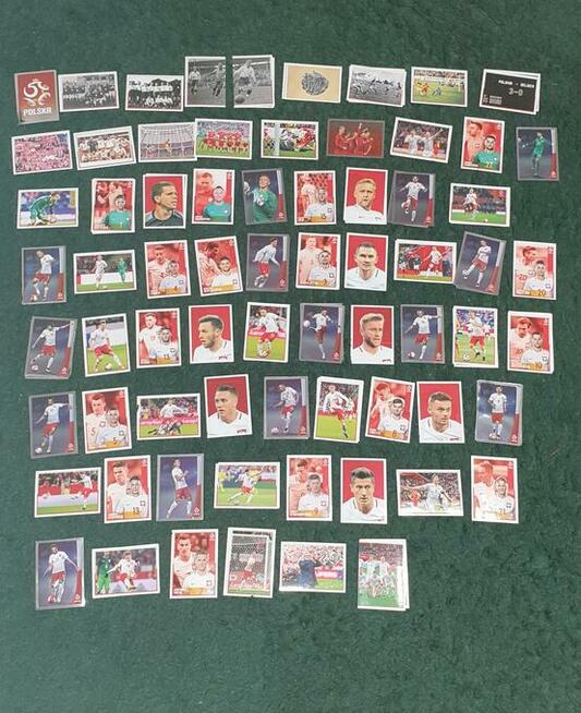 Karty i naklejki z piłkarzami