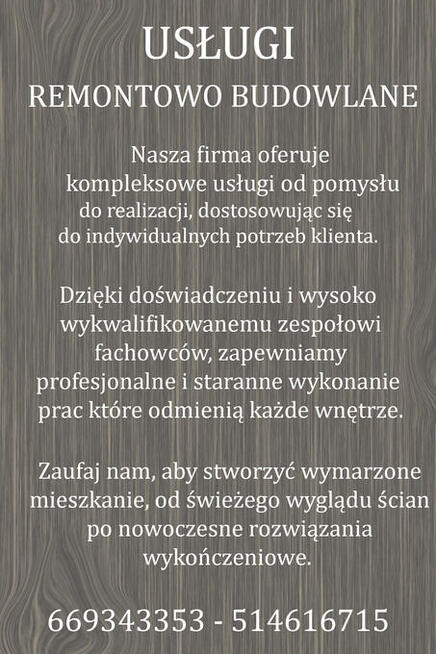 Układanie płytek, remonty.