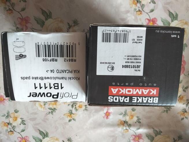 Klocki hamulcowe przód tył Kia Picanto 2004