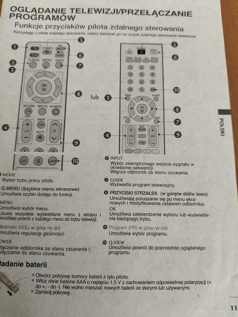 Pilot oryginalny do TV LG Smart