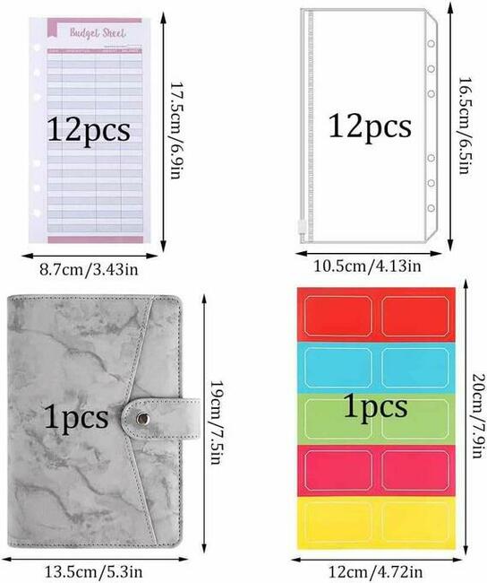 Planer/organizer budżetowy A6 SEGREGATOR, NOTES
