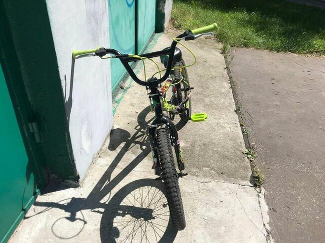 Rower BMX score czarno/zielony