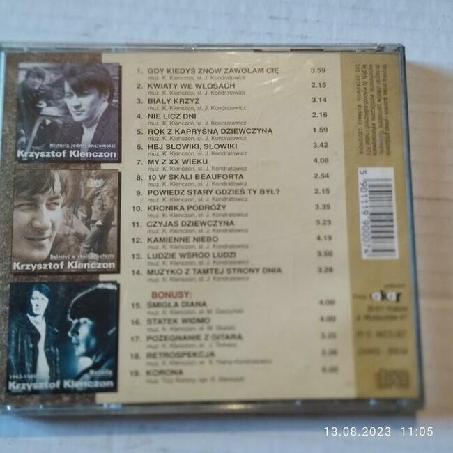 Krzysztof Klenczon - Dziesieć w skali Beauforta .Płyta CD